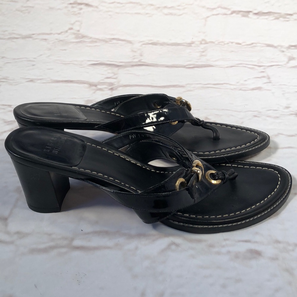 Stuart Weitzman Sandals. Size 7.5. Black - image 3